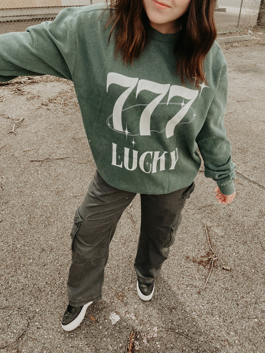 Lucky 777 crewneck