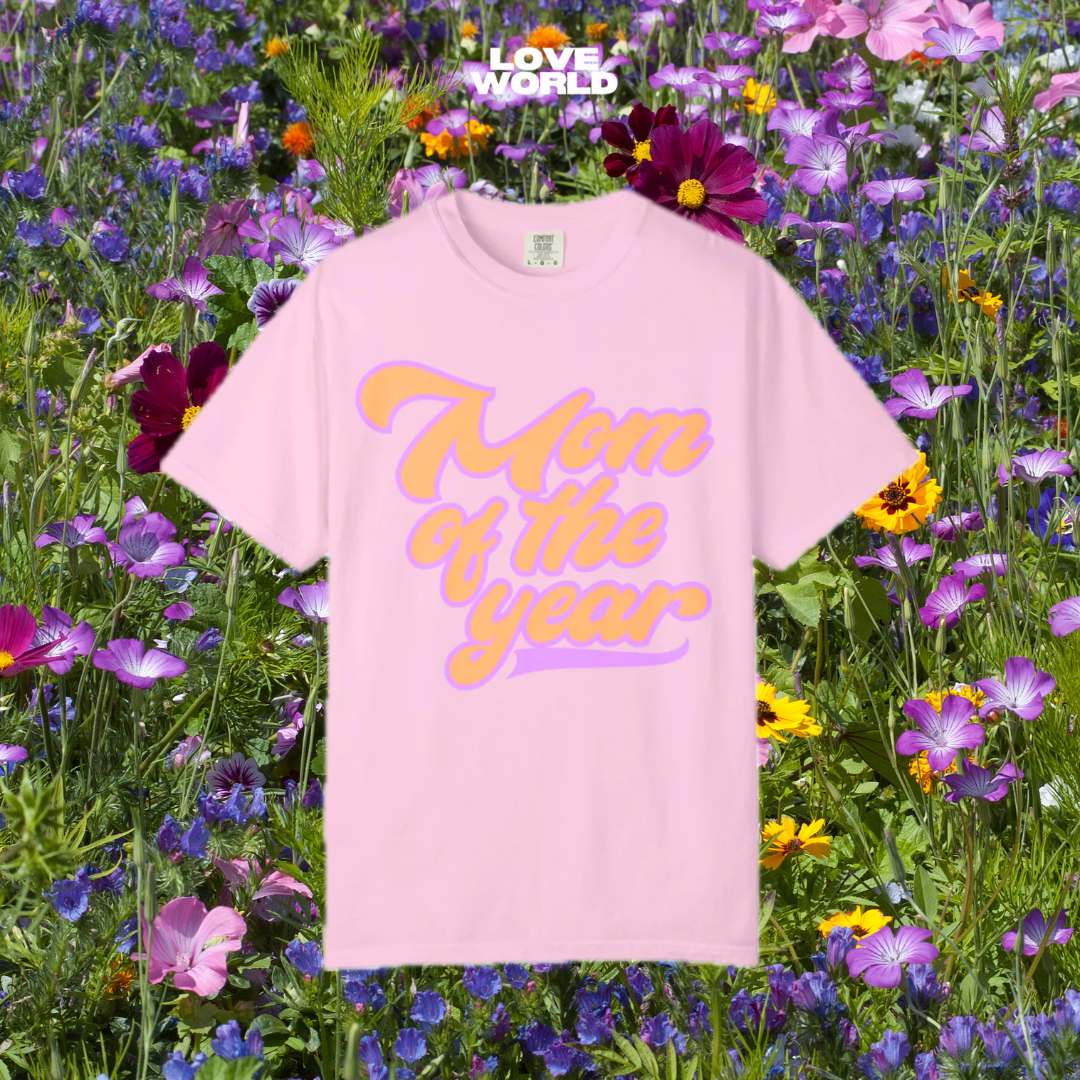 Mom of the year tee