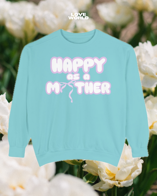 Happy as a Mother, girl moms sweater