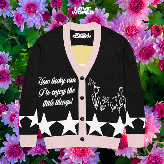 Luck & happiness cardigan