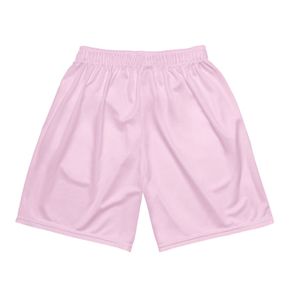Pink mesh shorts