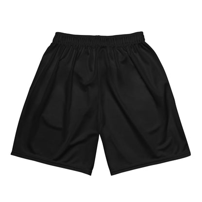 Black mesh shorts