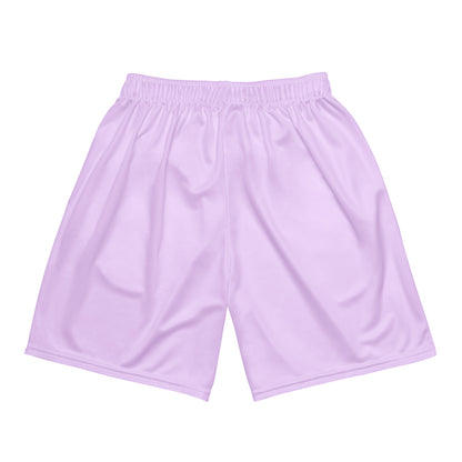 Purple mesh shorts