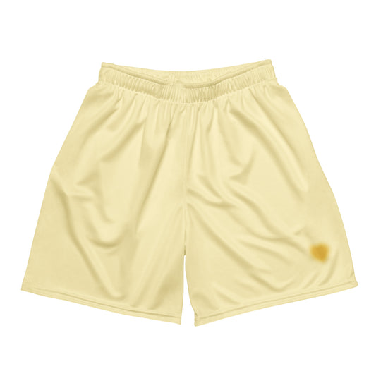 Yellow mesh shorts
