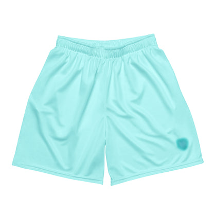 Blue mesh shorts