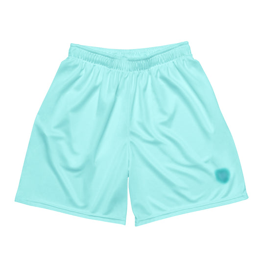 Blue mesh shorts