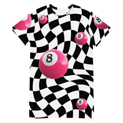 Magic 8 ball T- shirt dress